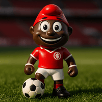 Boneco Mascote do Internacional O Saci
