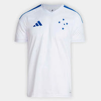Camisa Cruzeiro II 2026/27 Torcedor Adidas Masculina - Branco+Azul
